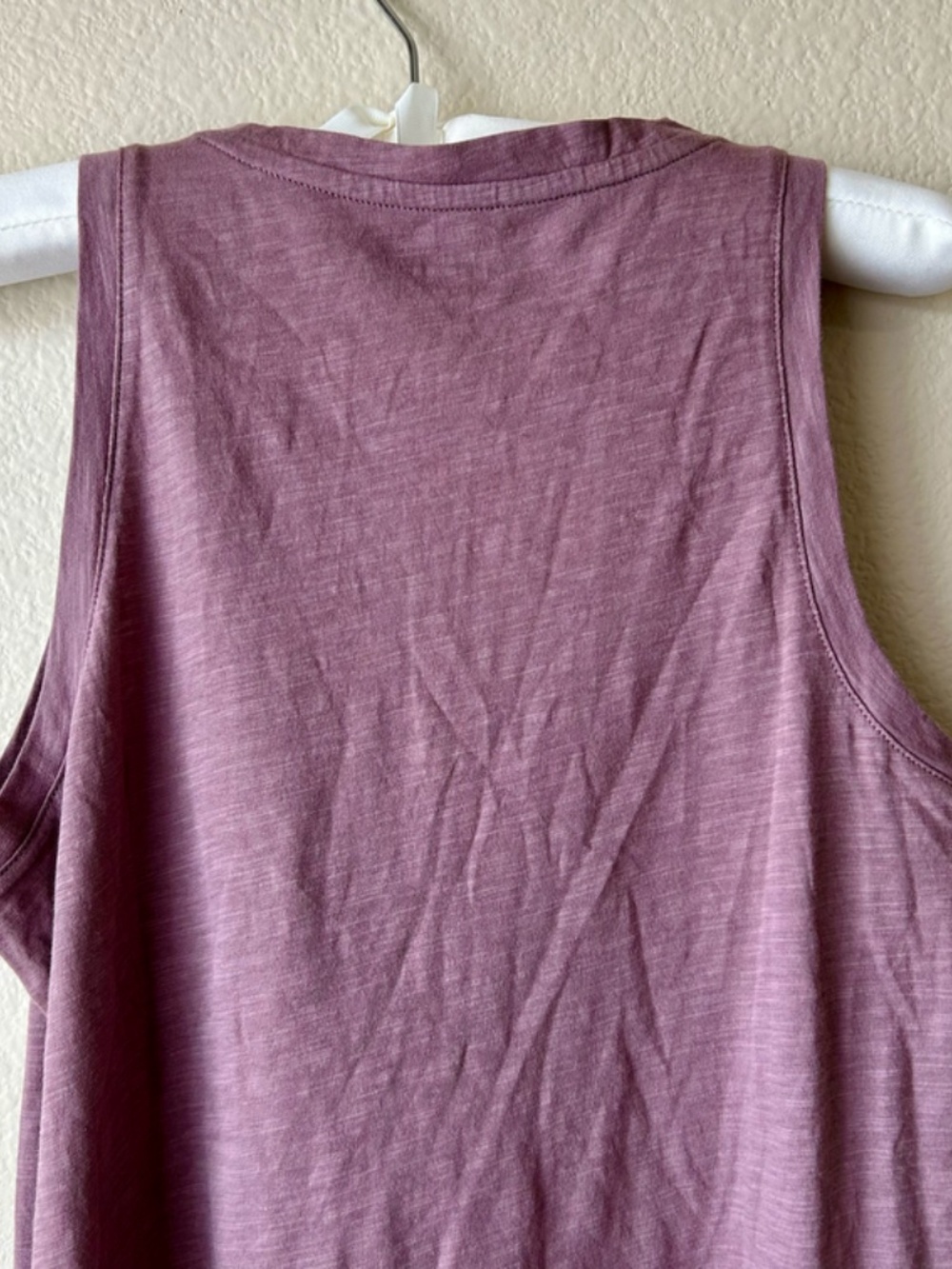 Madewell Whisper Cotton Vneck Tank Top Weathered Fig XSmall NWT NEW - Picture 7 of 10
